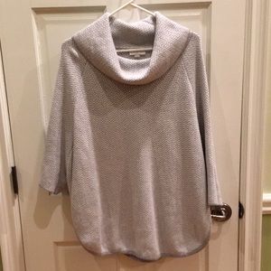 Loft cowl neck Dolman Knit Top w/herringbone print Size XS/S